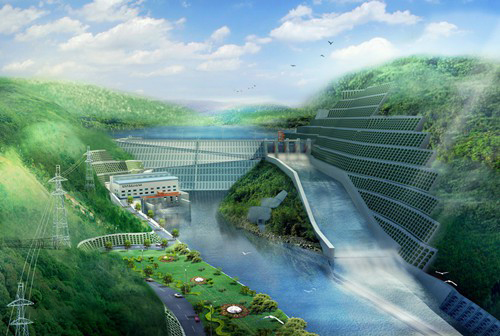 北泉镇老挝南塔河1号水电站项目